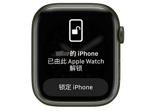 田林苹果手机维修分享用 AppleWatch 解锁配备面容 ID 的 iPhone方法 