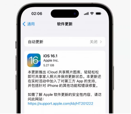 田林苹果手机维修分享iOS16.1RC版升级反馈汇总 