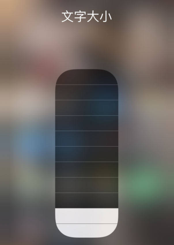 田林苹果手机维修分享小技巧：在 iPhone 控制中心快速调节字体大小 