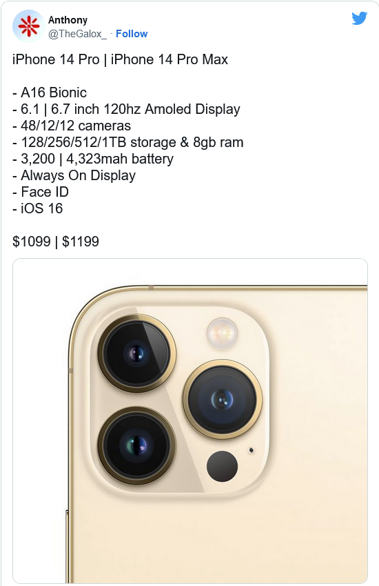 田林苹果14维修分享iPhone 14全系涨价 
