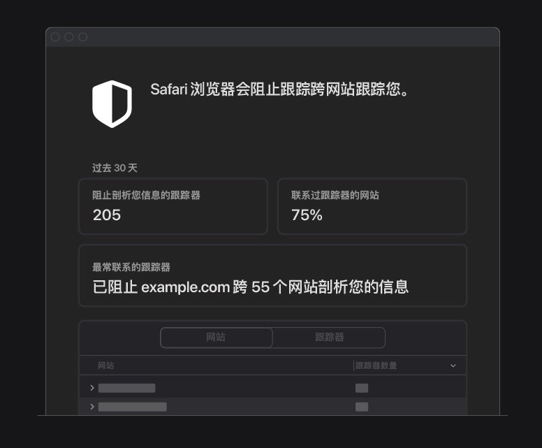 田林苹果手机维修分享如何在 Safari 浏览器中查看和打开隐私报告 