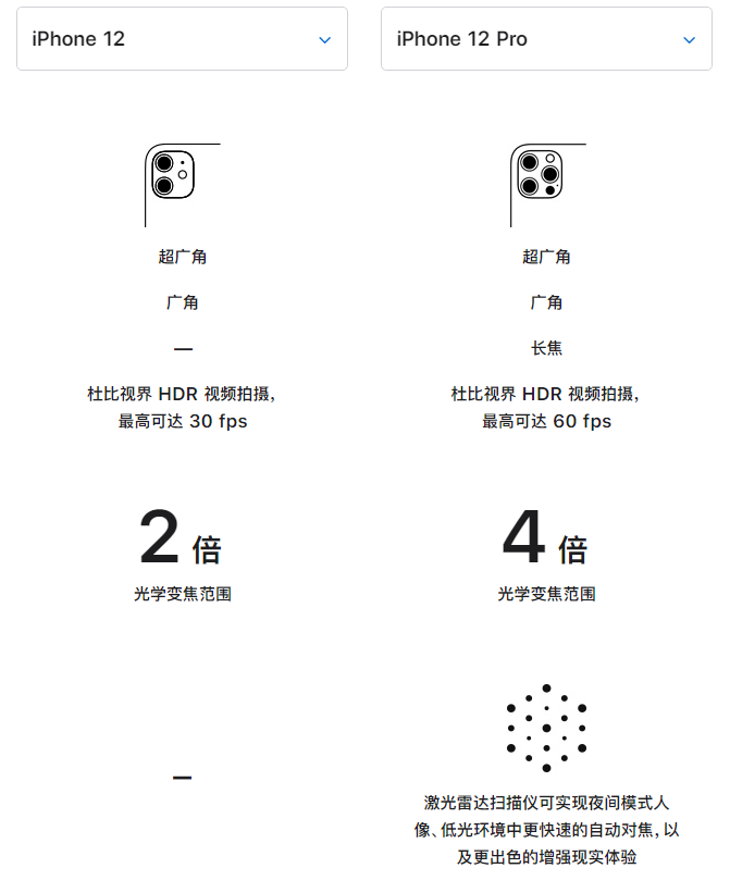 田林苹果手机维修分享苹果 iPhone 12 与 iPhone 12 Pro 选哪款 